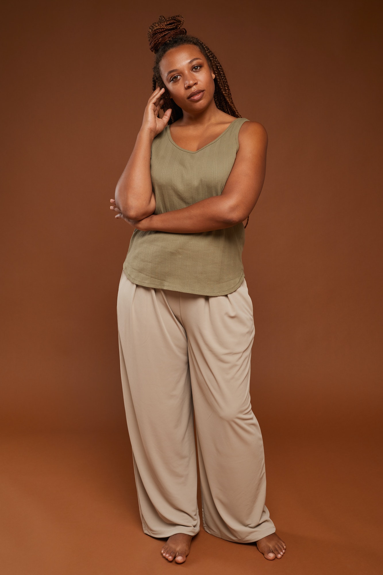 African overweight woman